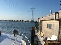 Blick von Boot am Morgen.
