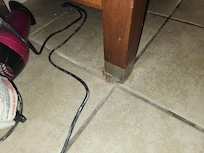 What is that at base of vanity leg?