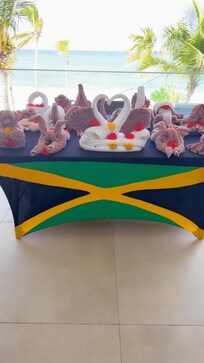 Welcome stand