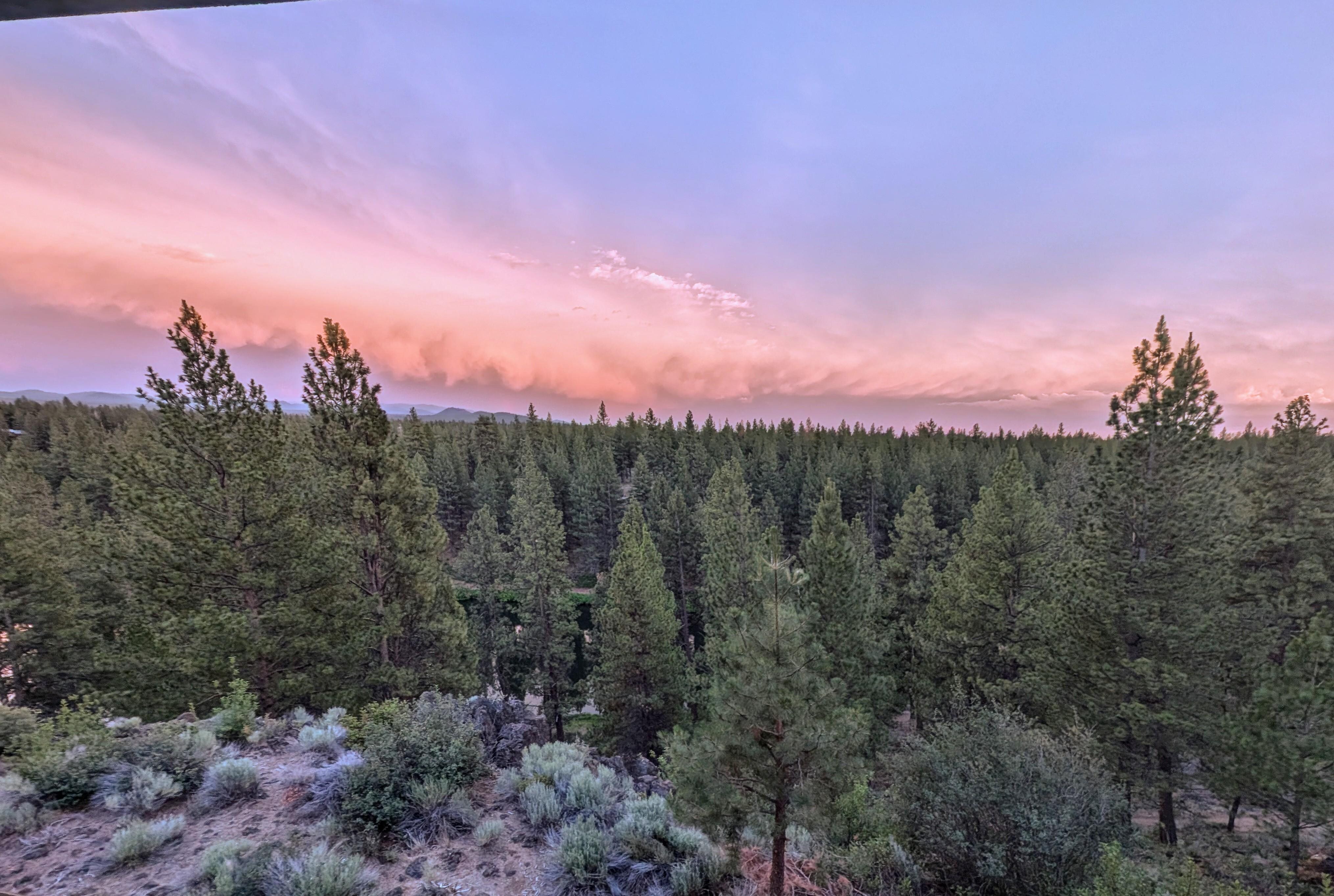 View off the back balcony