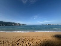 The beach.