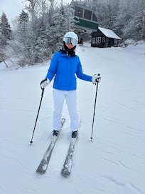 Cathy on Gore Mountain