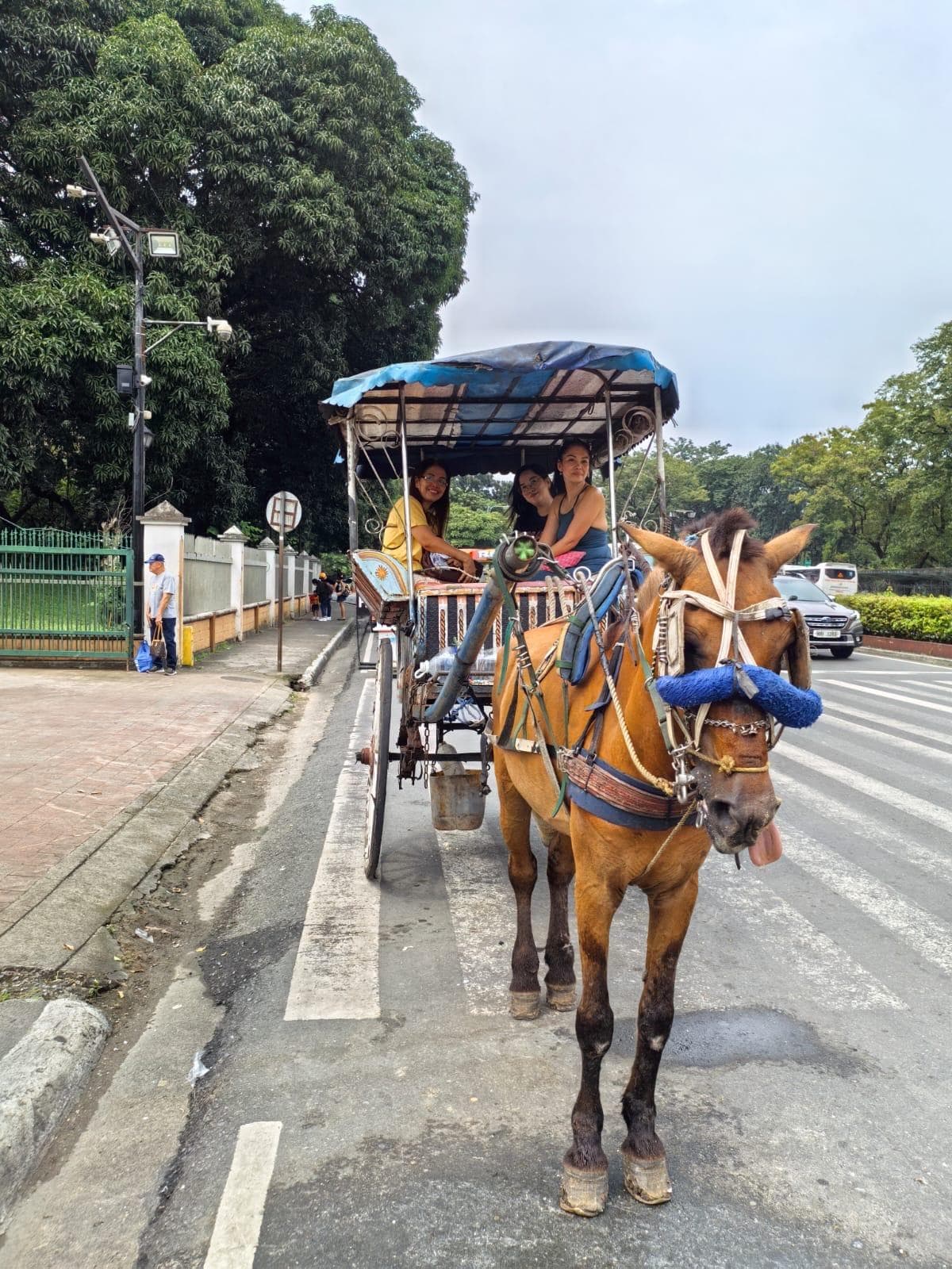 It was near Luneta park which we visited. 