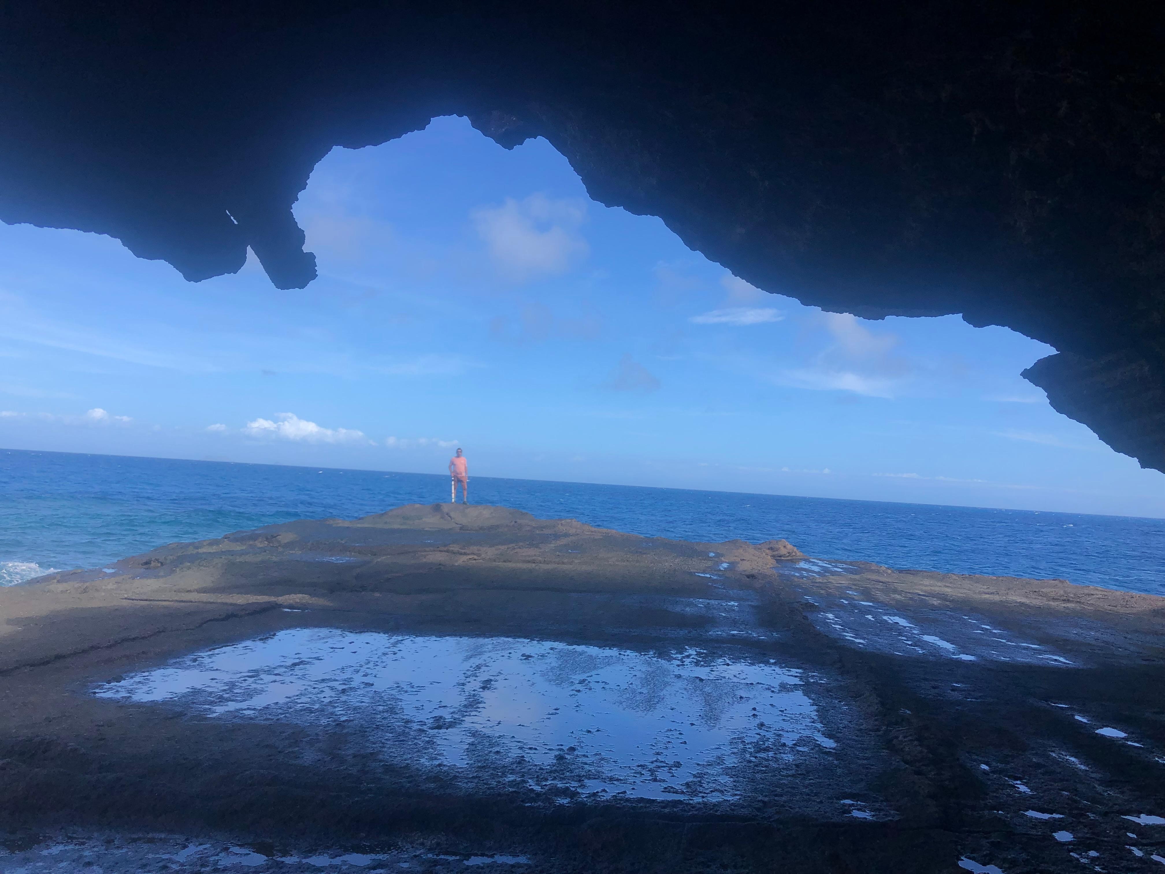 Low tide walk around point