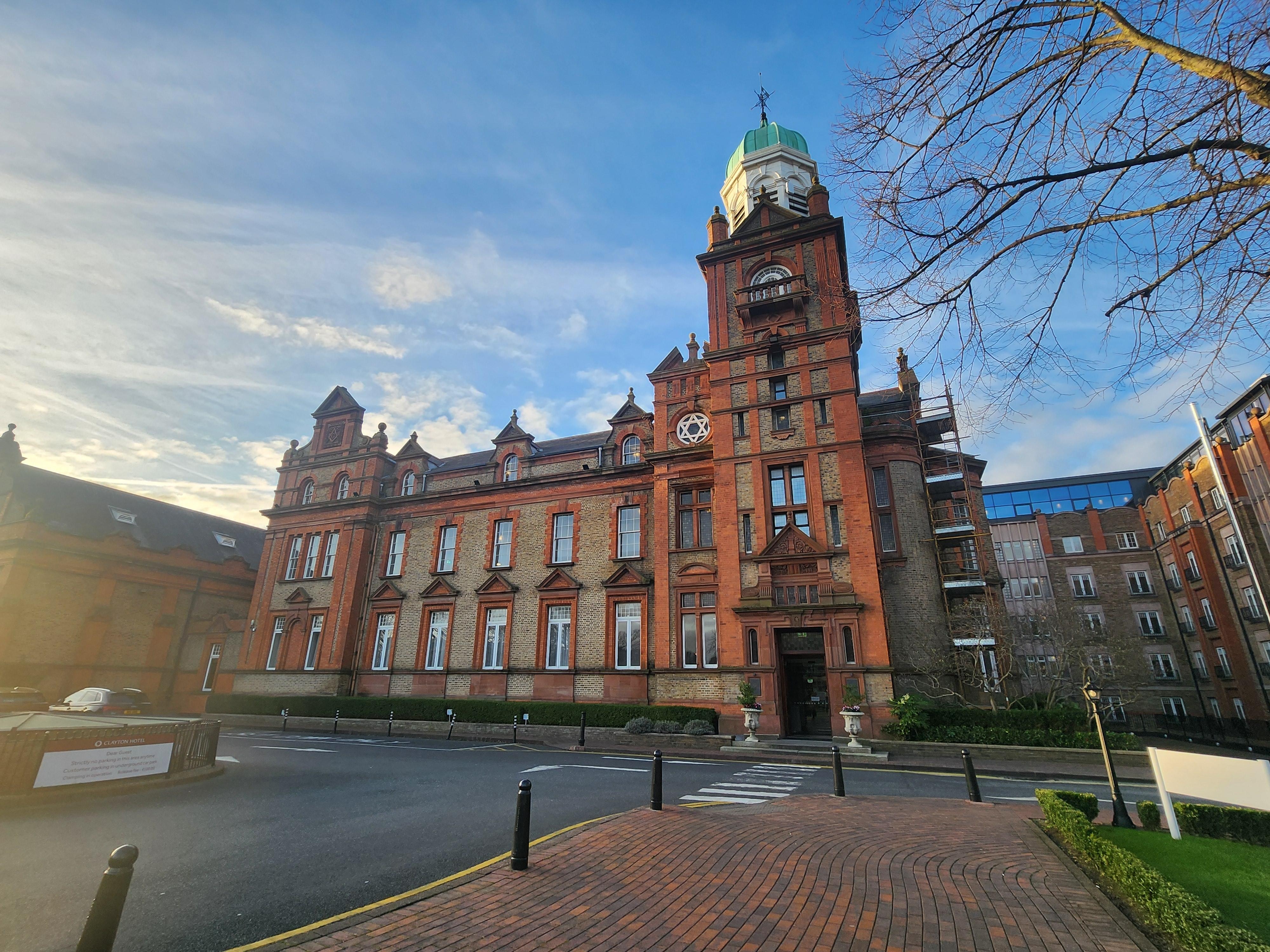 Front view of the hotel