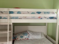 Bedroom that had the shell.