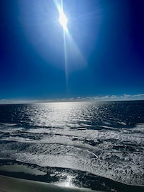 The sun came out and it was beautiful.