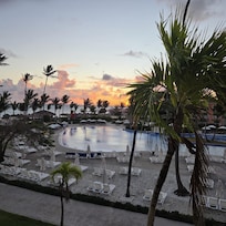 Sunrise off of our balcony!