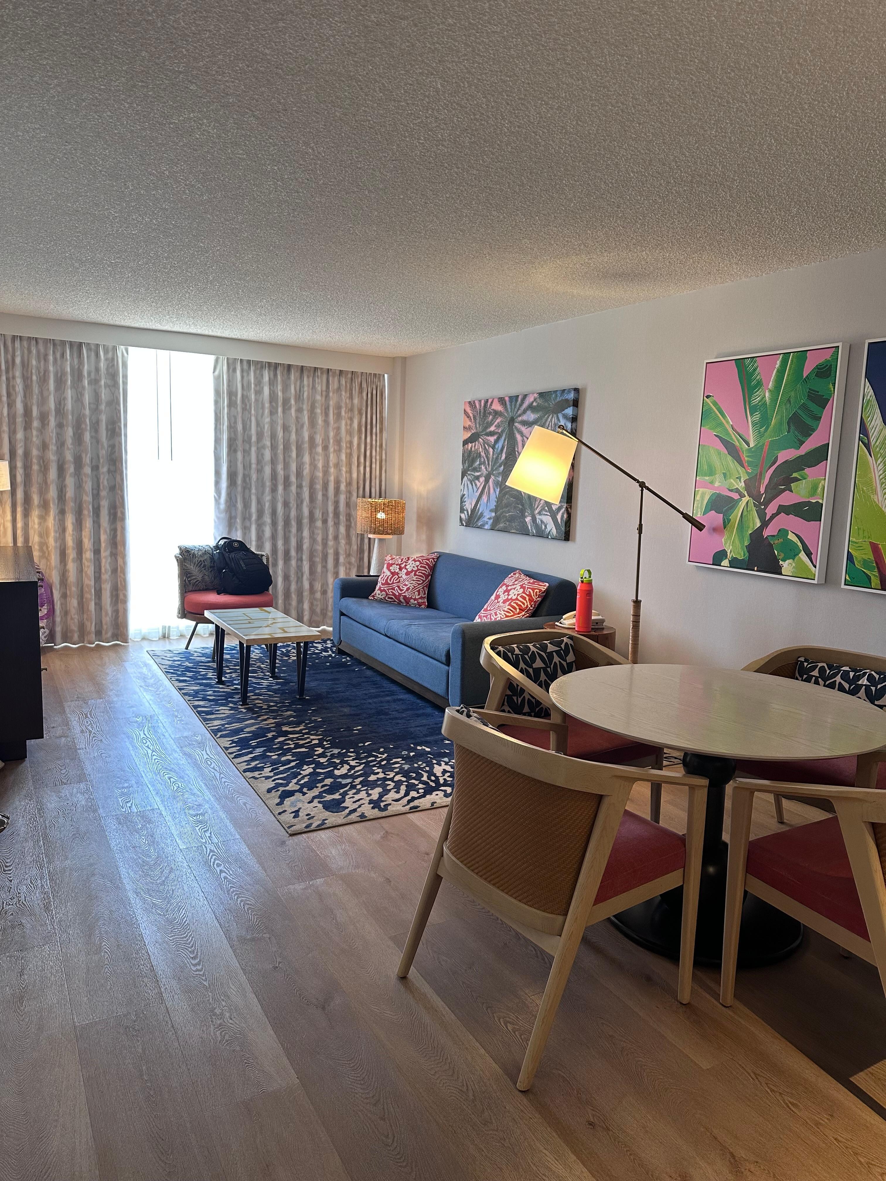 Spacious living area