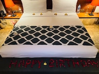 Beds were well kept in family room