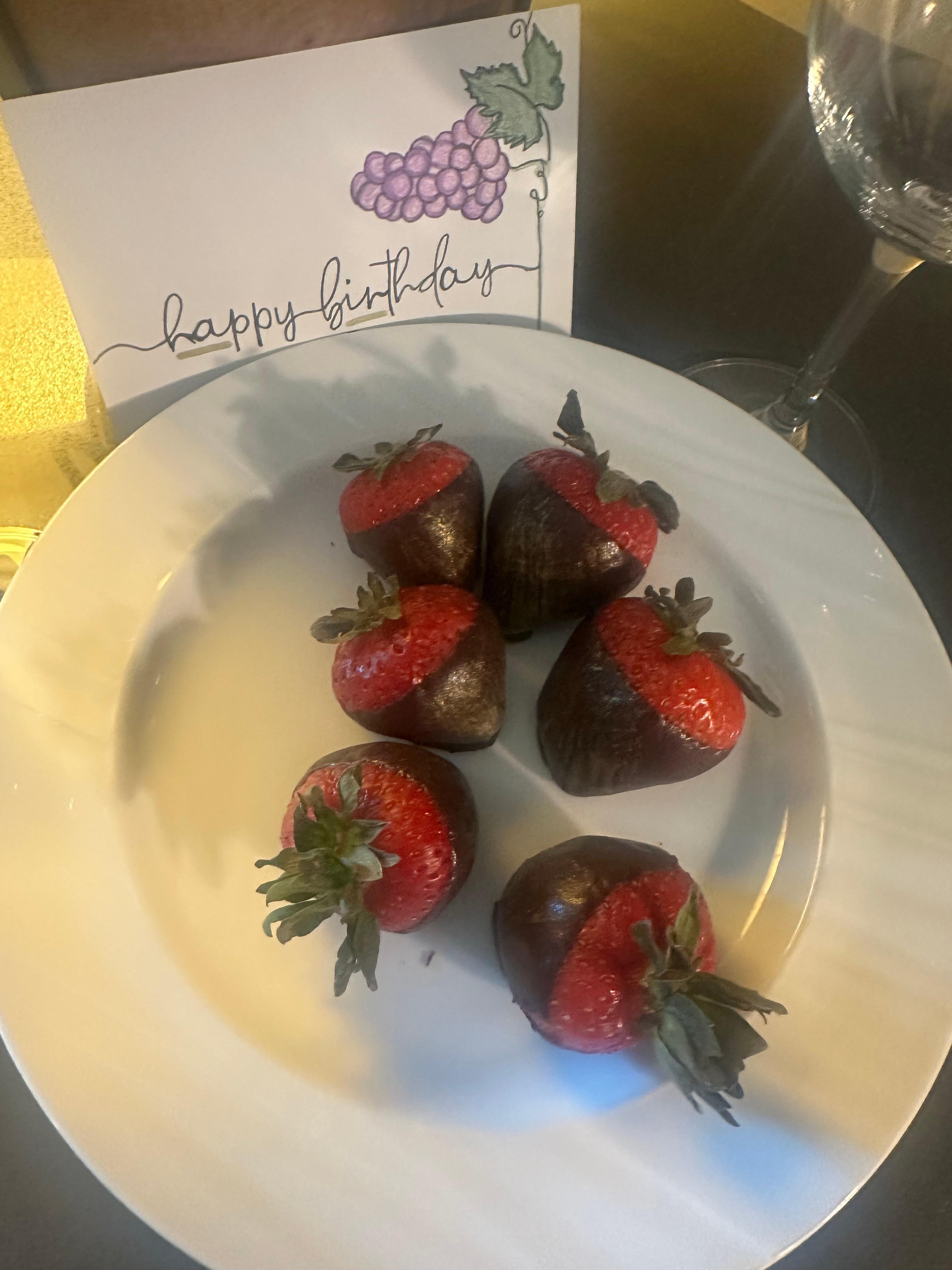 They had a birthday surprise for me!