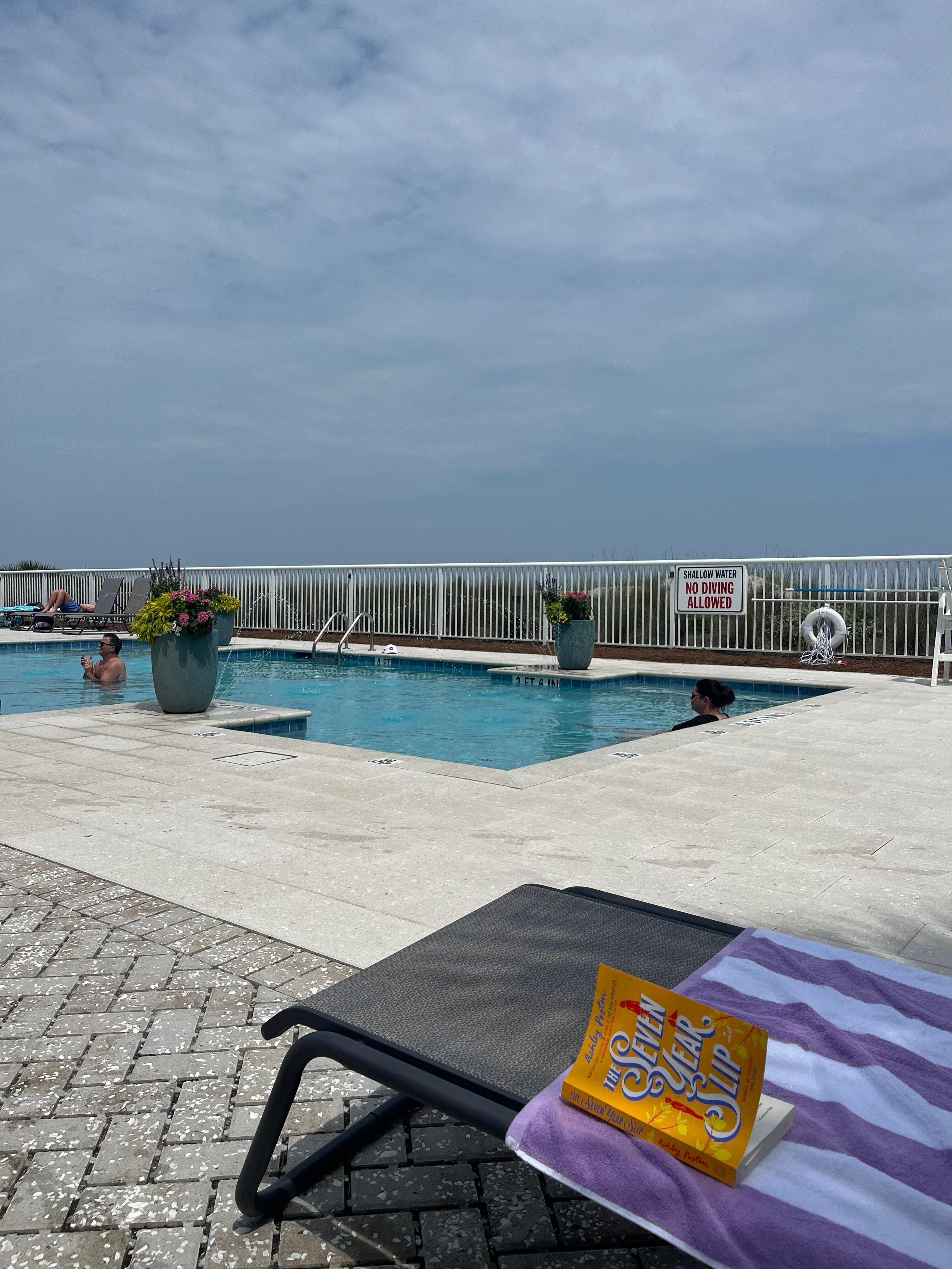Peaceful poolside