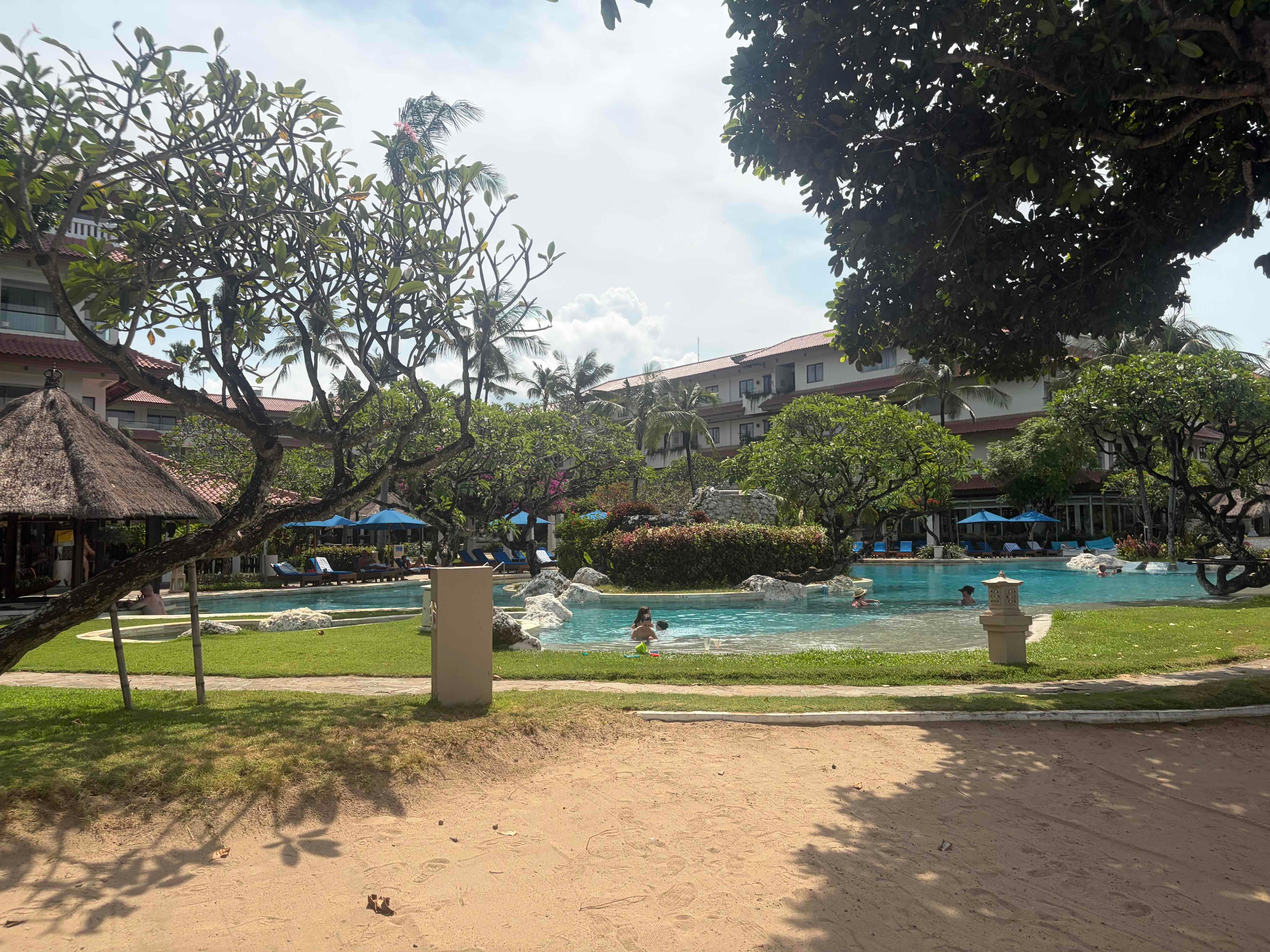 ビーチサイドからの眺め