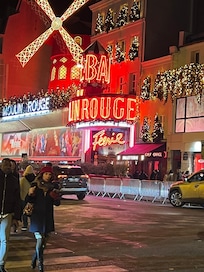 Moulin Rouge- right up the street