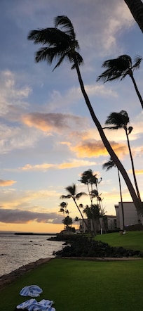 Sunset looking towards the harbor
