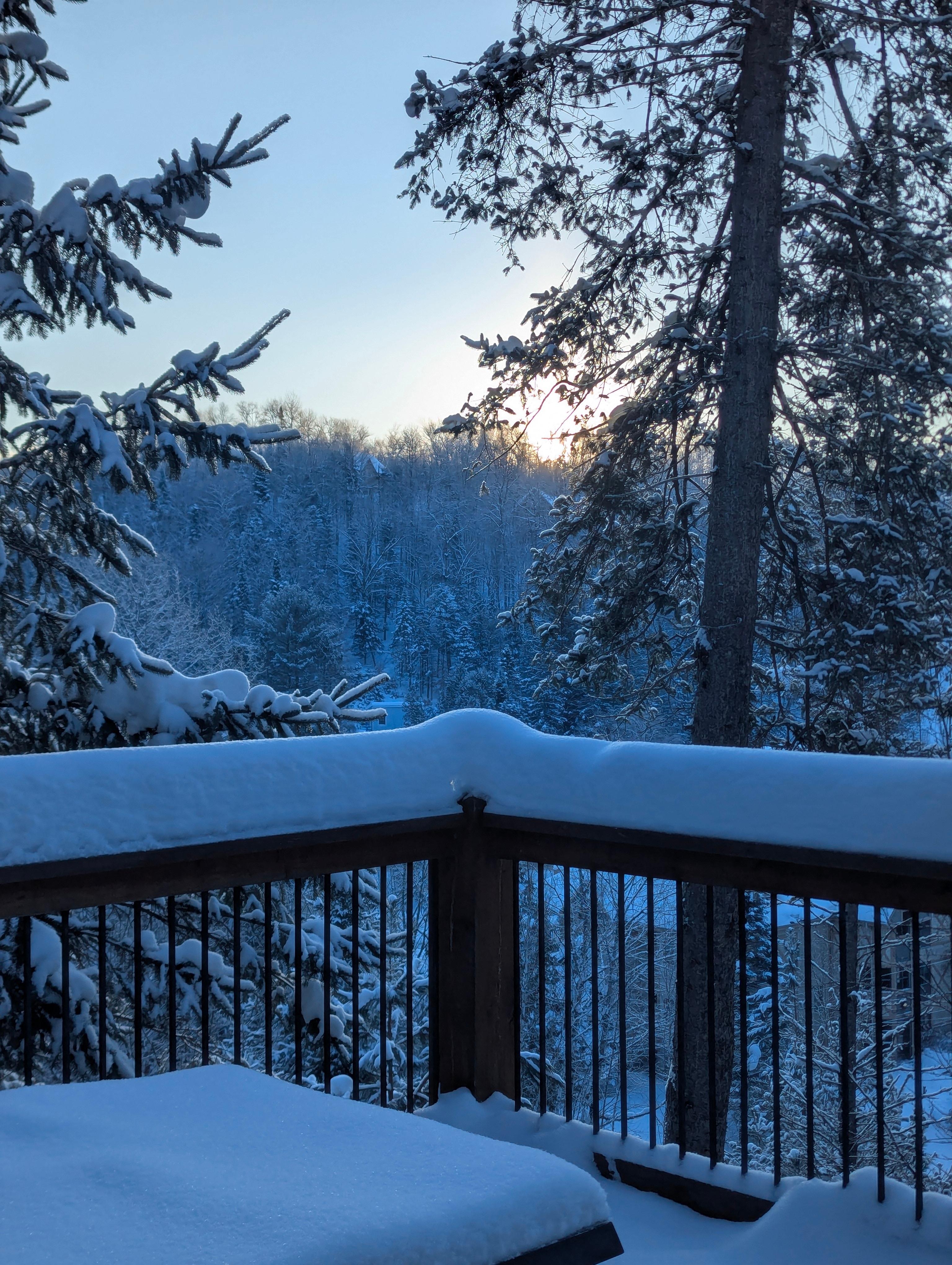 Sunrise off the mountain