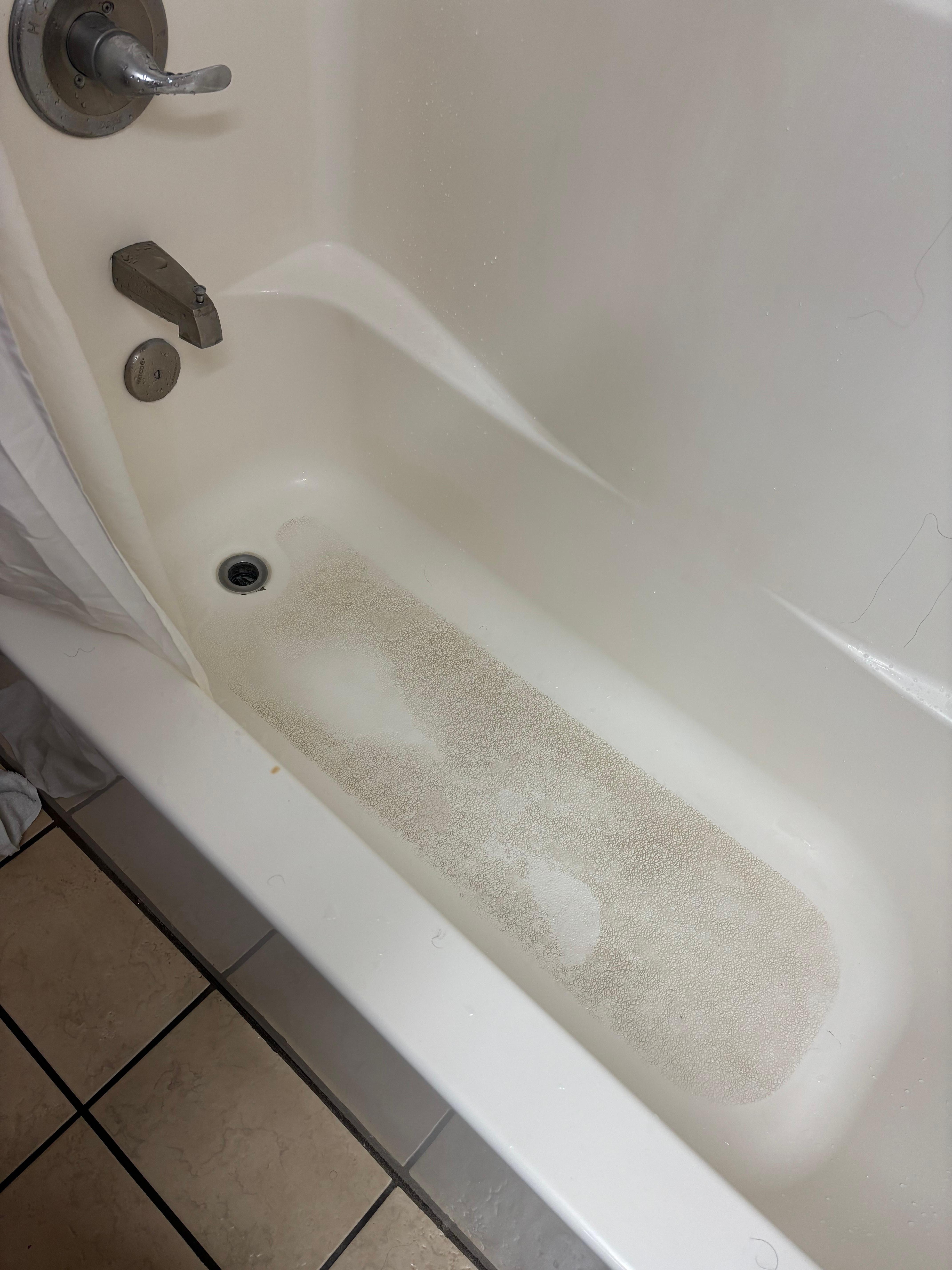 Nasty stained tub