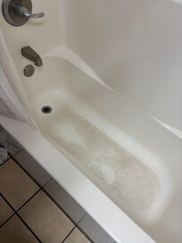 Nasty stained tub