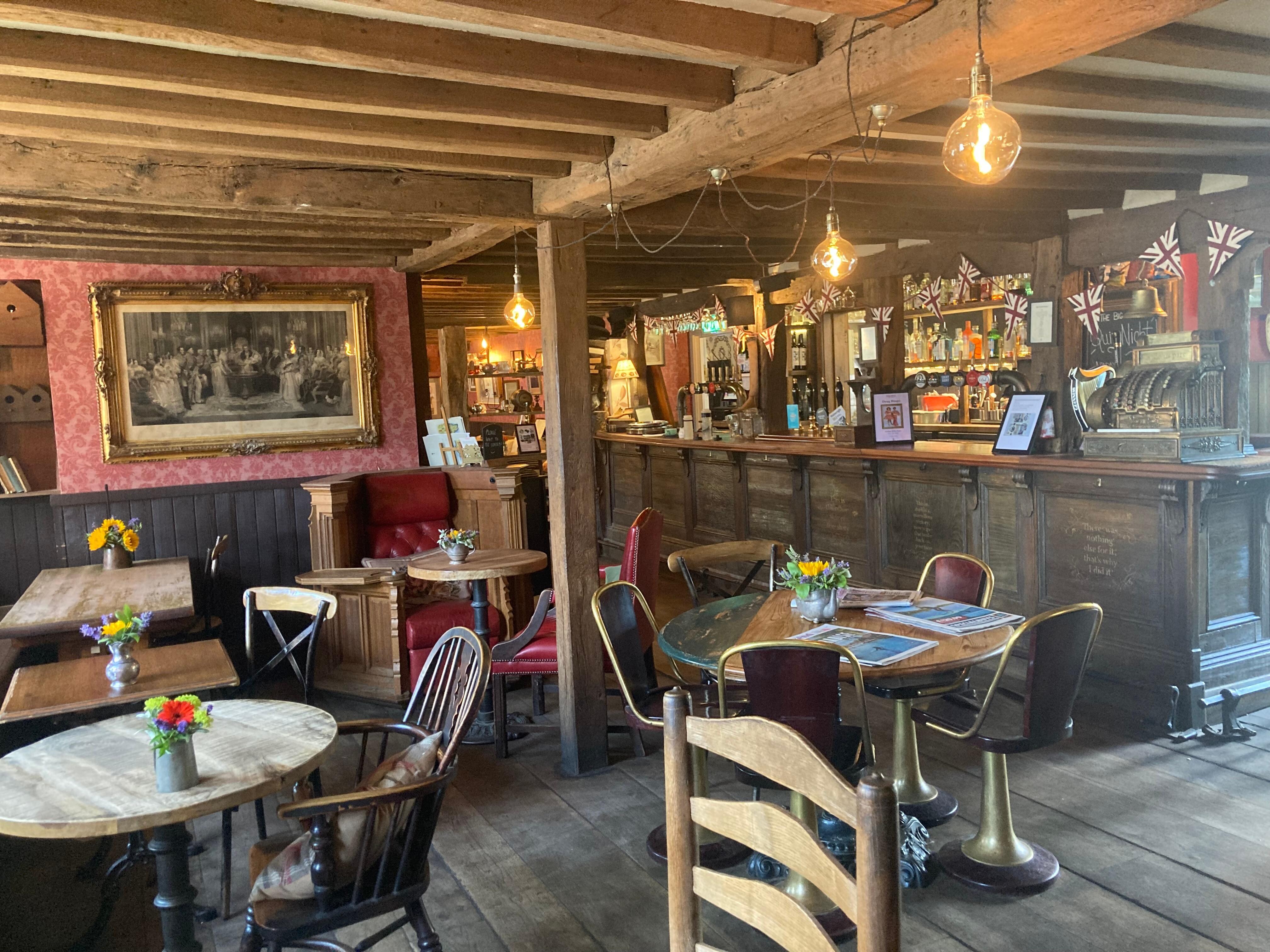 Bar restaurant area