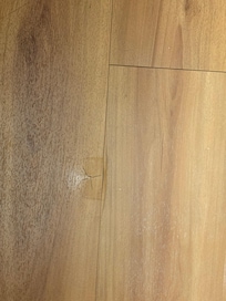 Bulge in bathroom floor