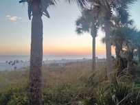 Sunset from the beachside pool ko
