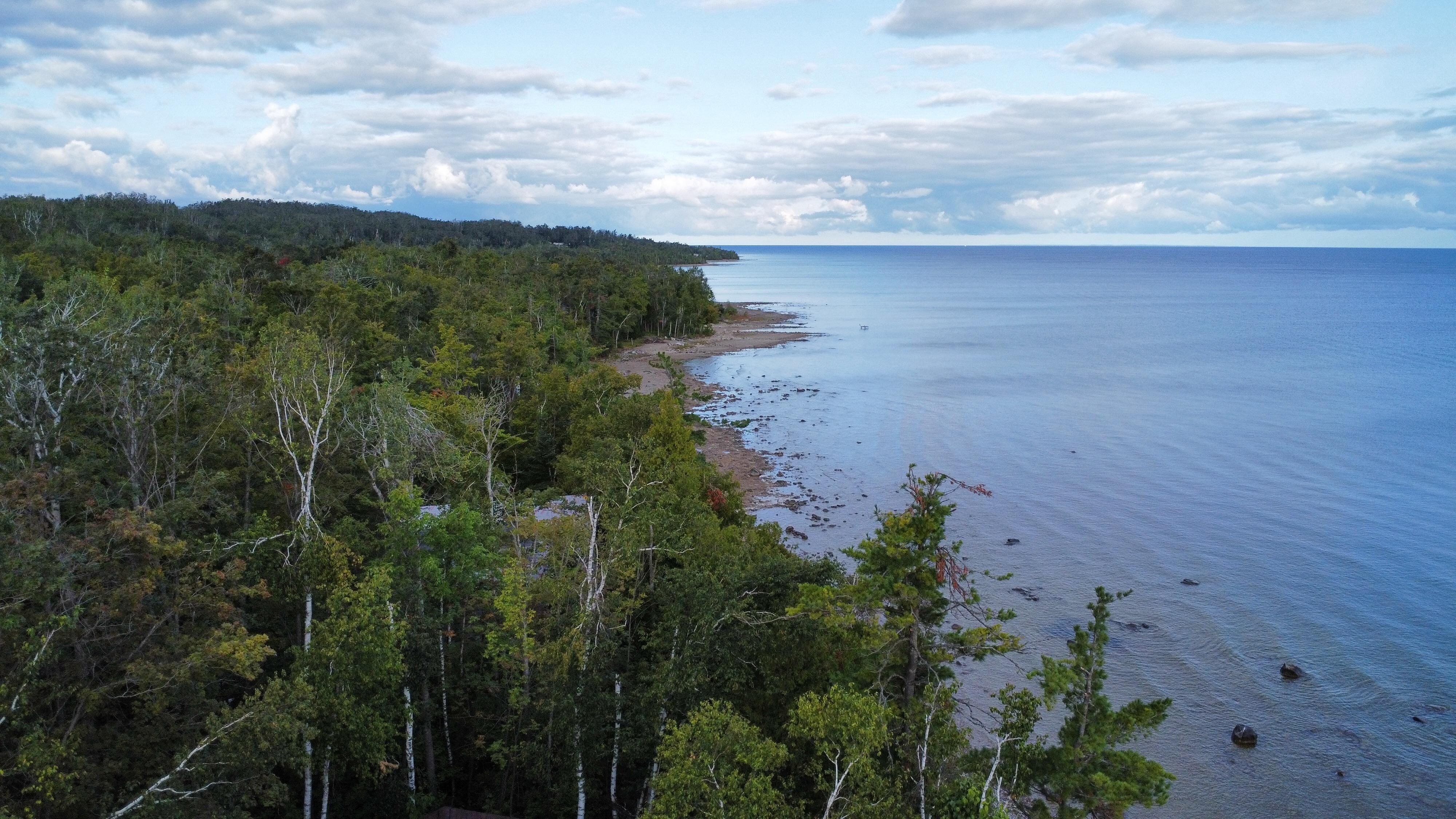 Drone view of beach
