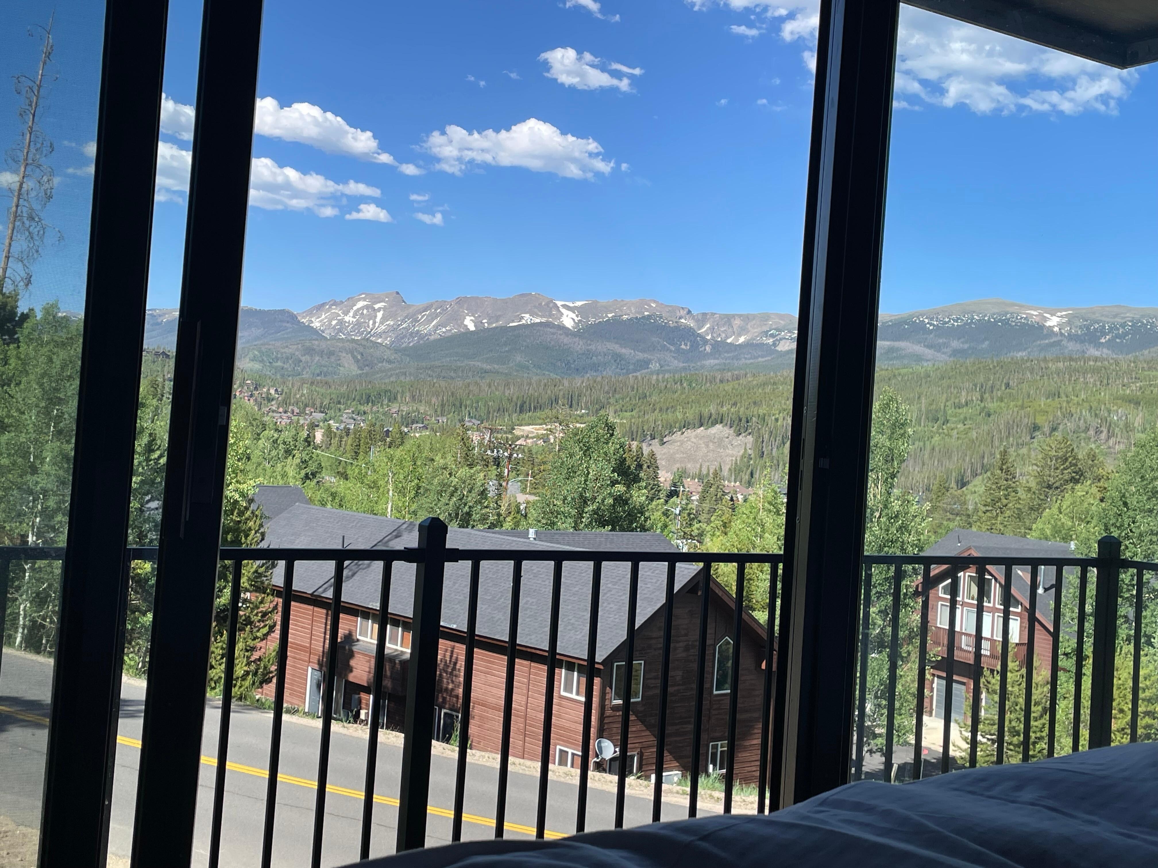 View from master bed
