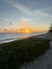 Sunrise from the deck.