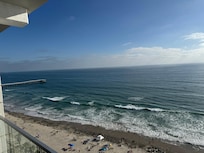View from apartment looking south.