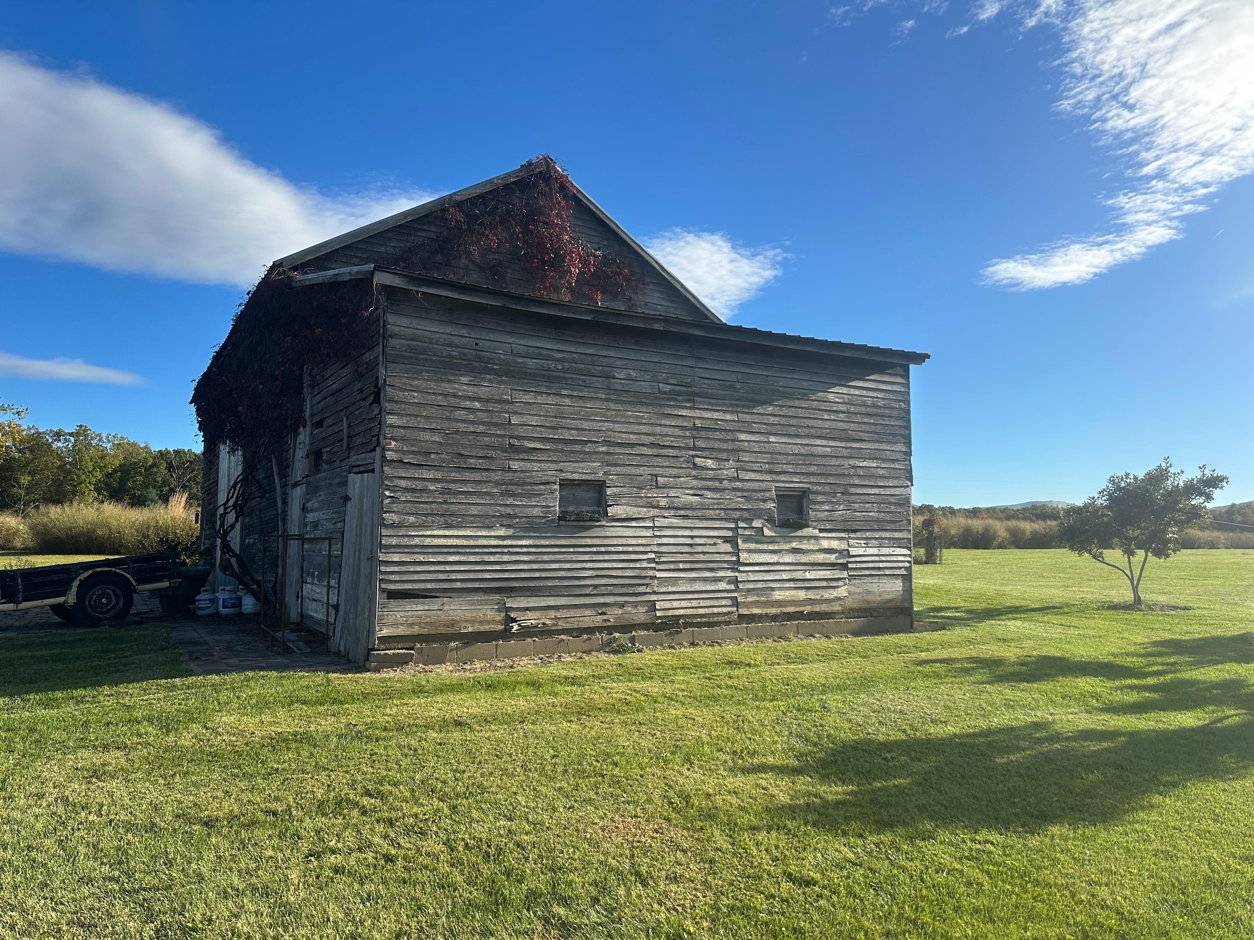 Barn on property