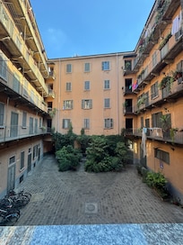 Courtyard out my window