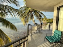 View of the wrap around balcony