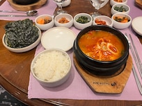 Menu option of Kimchi stew from Hotel Riviera’s Cafe Vista, was very tasty.