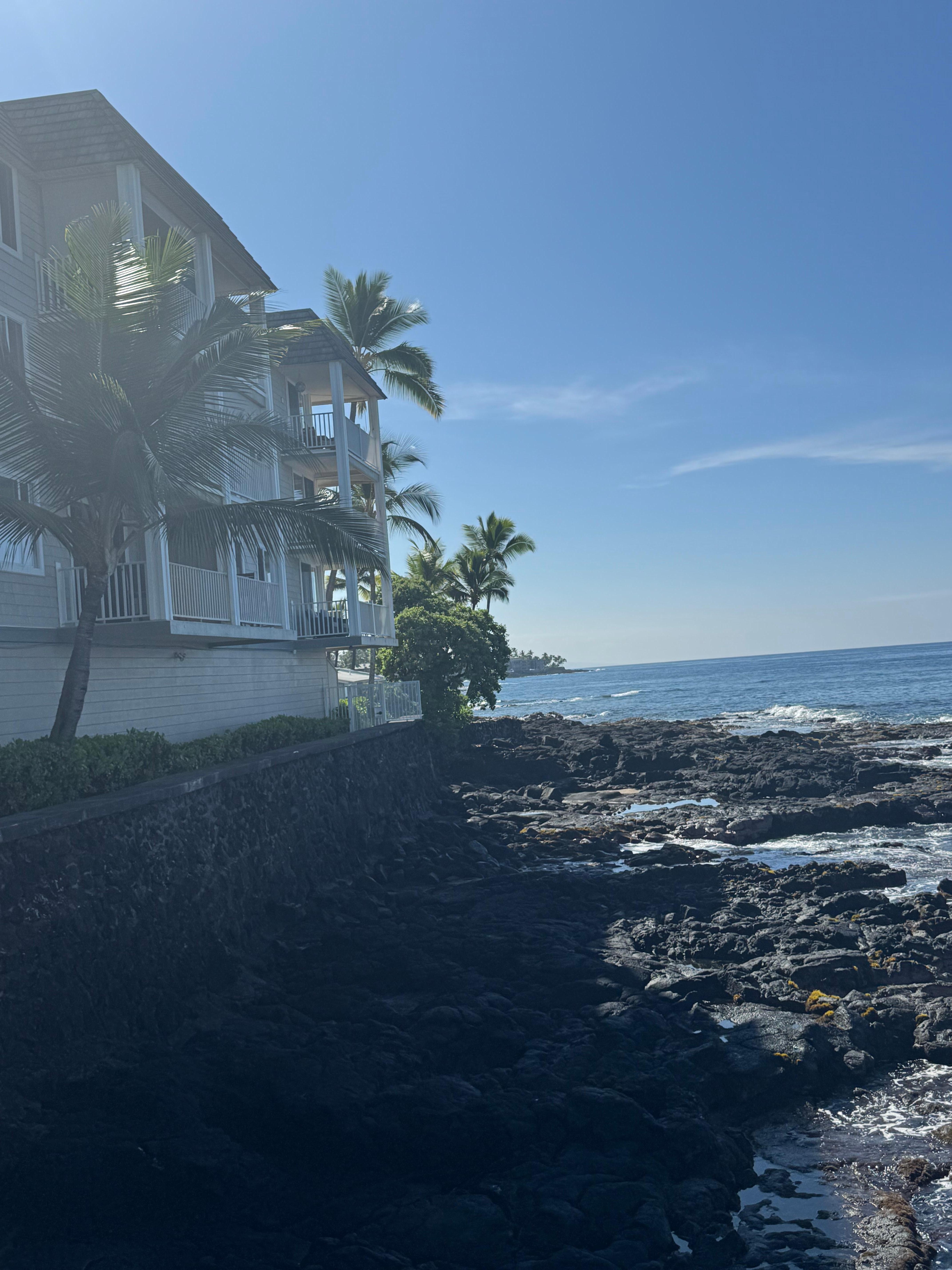 View from condo hallway