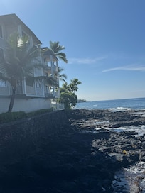 View from condo hallway