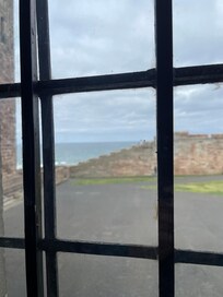 View from hotel room , felt like a prison cell!