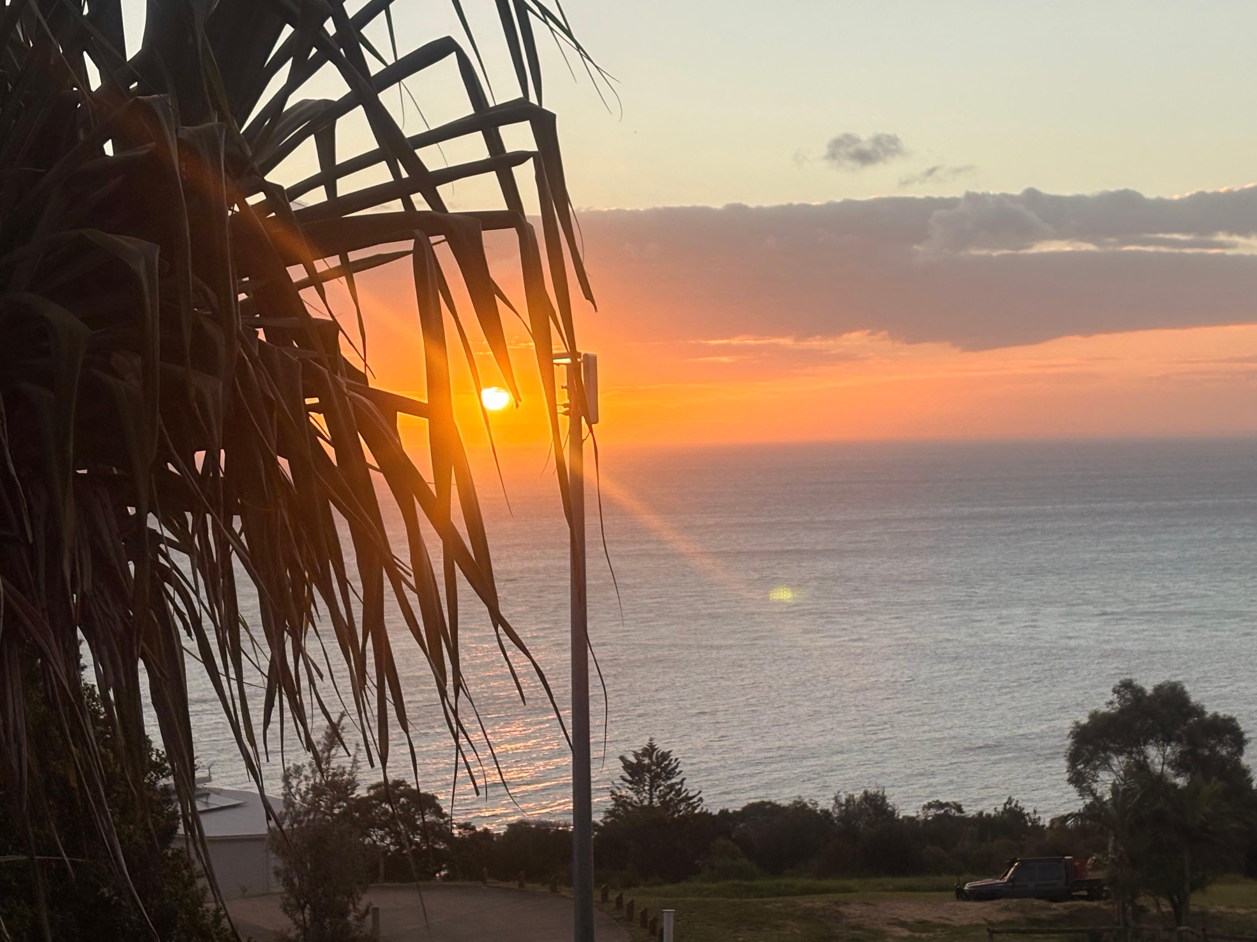 Amazing sunsets from the deck