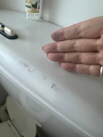 Dust throughout - we cleaned