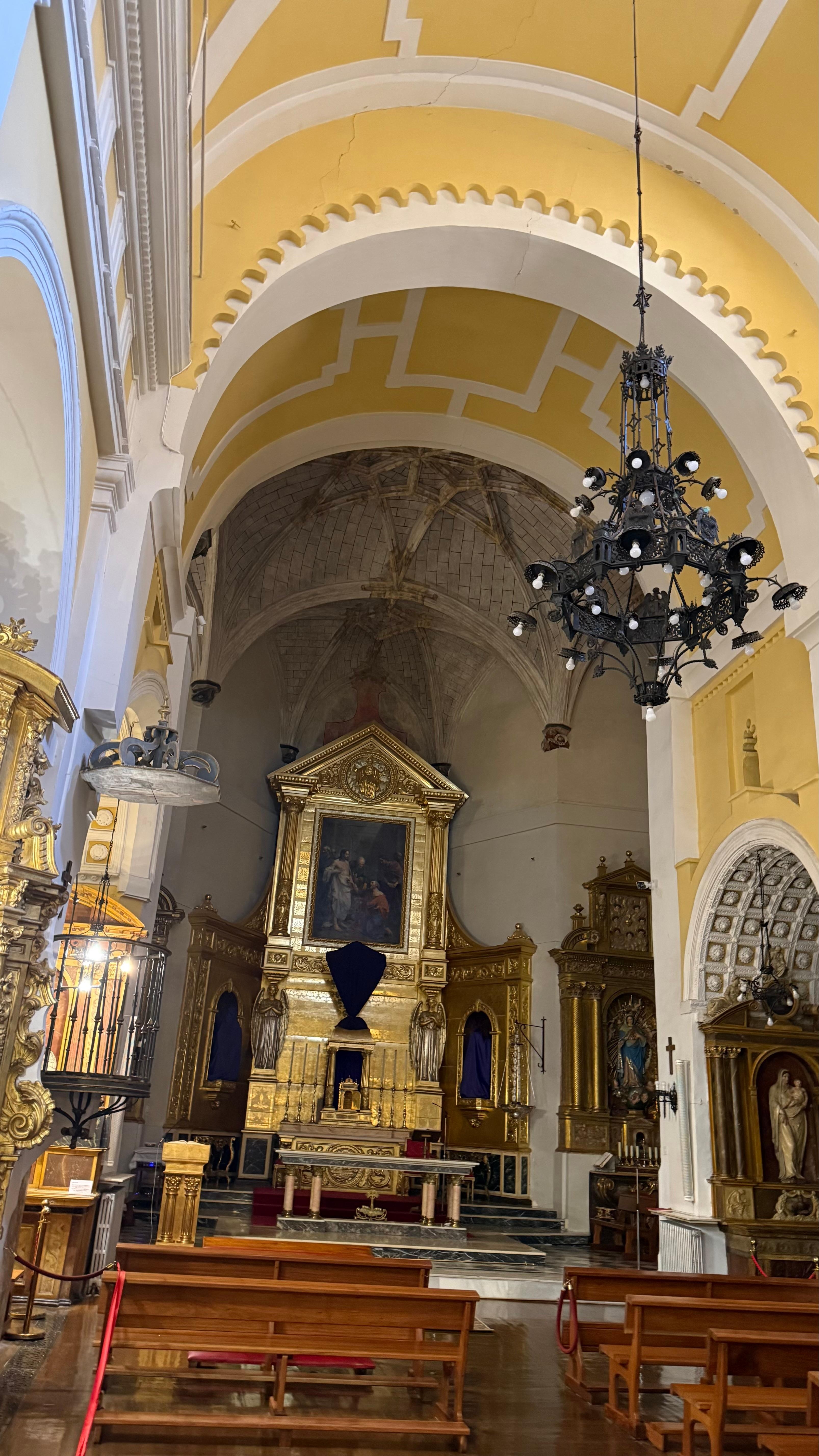 Inside the cathedral