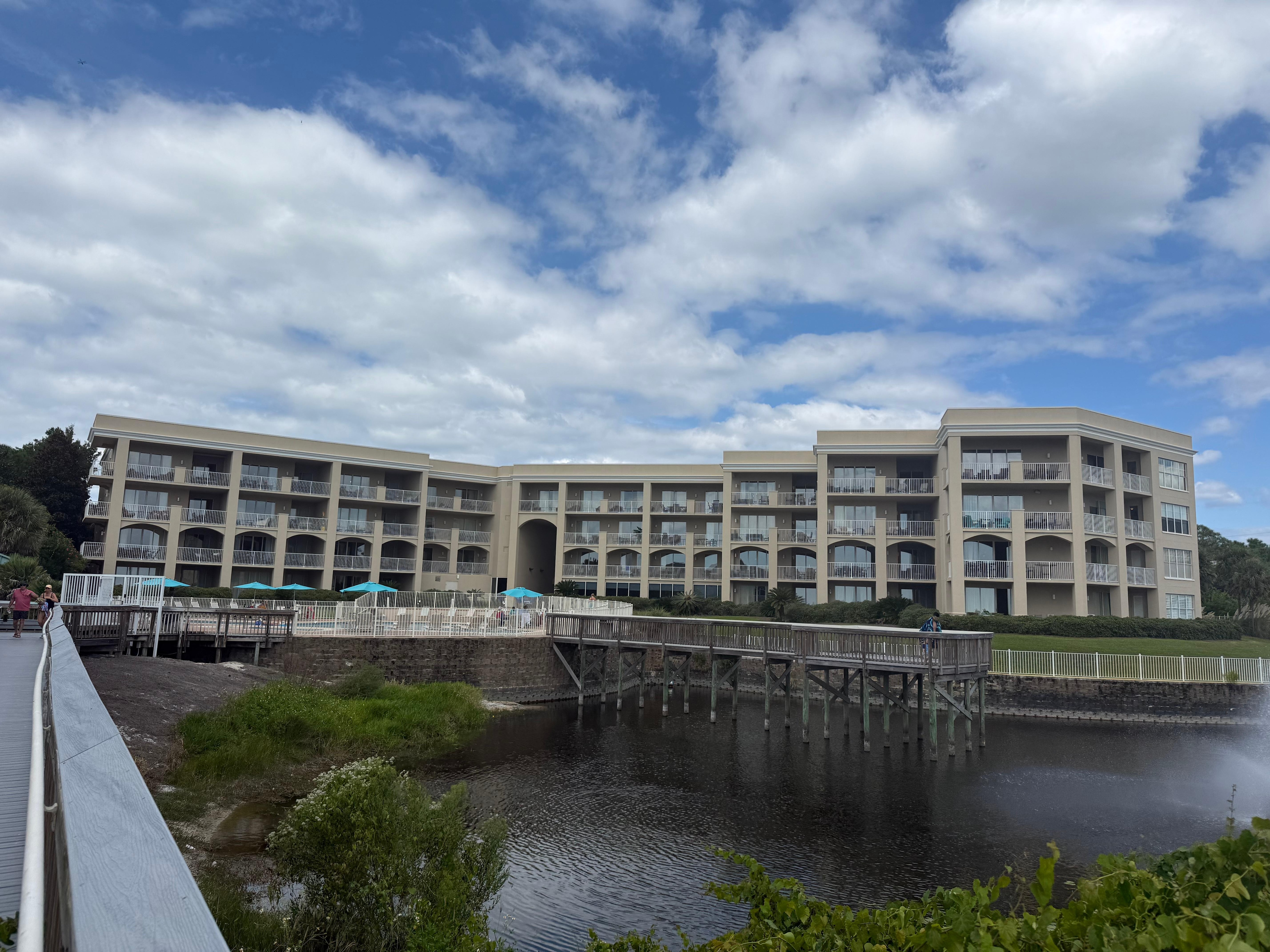Back view from beach side. 