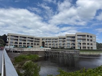 Back view from beach side.