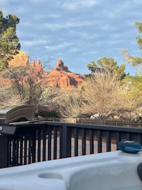 View from the hot tub!
