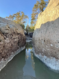 Around the corner.
Chesterman