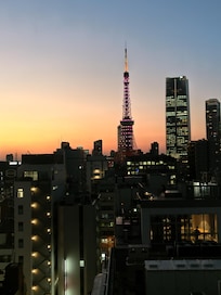 部屋から見える東京タワー🗼綺麗でした。