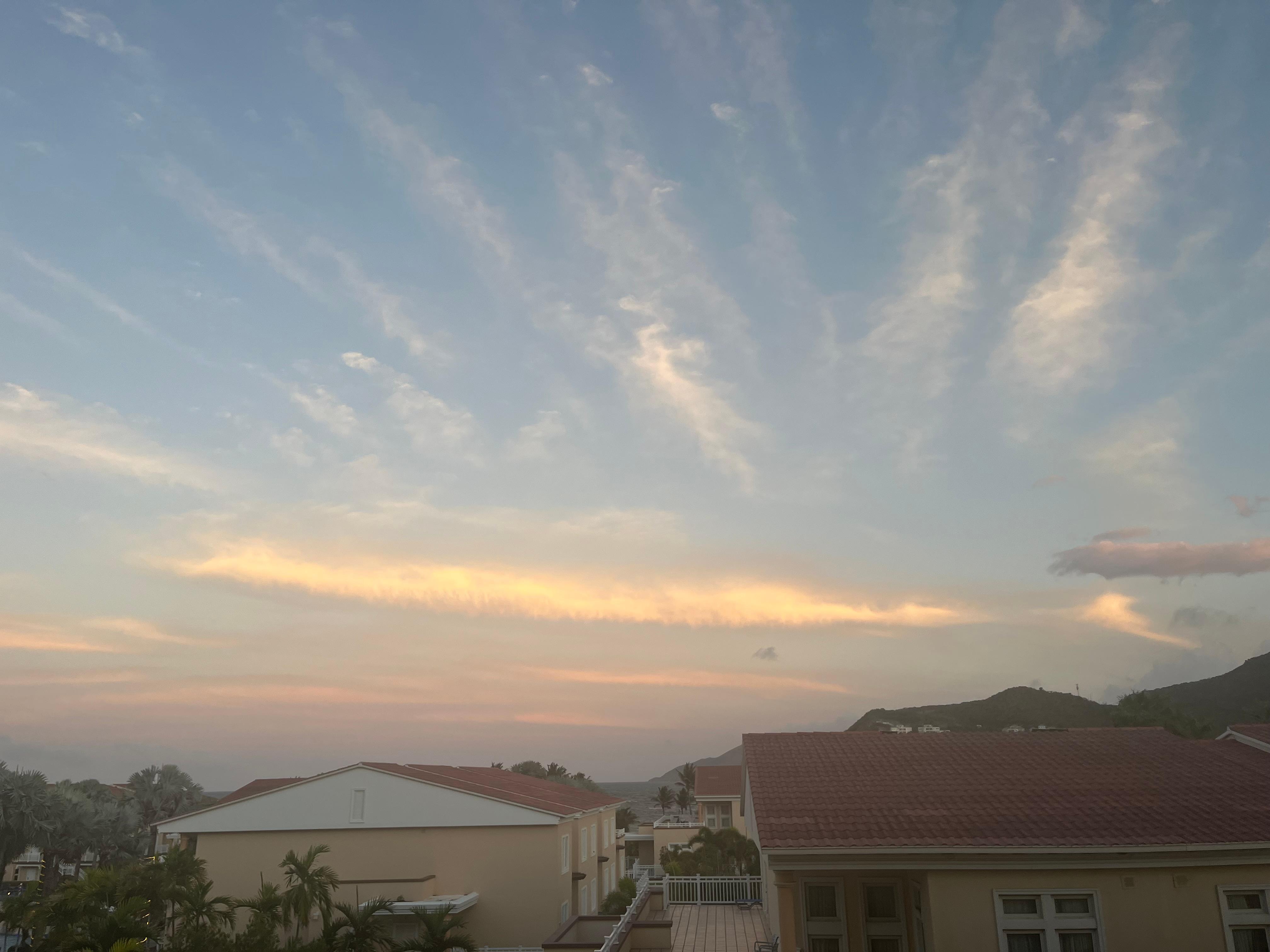 Beautiful evening skies