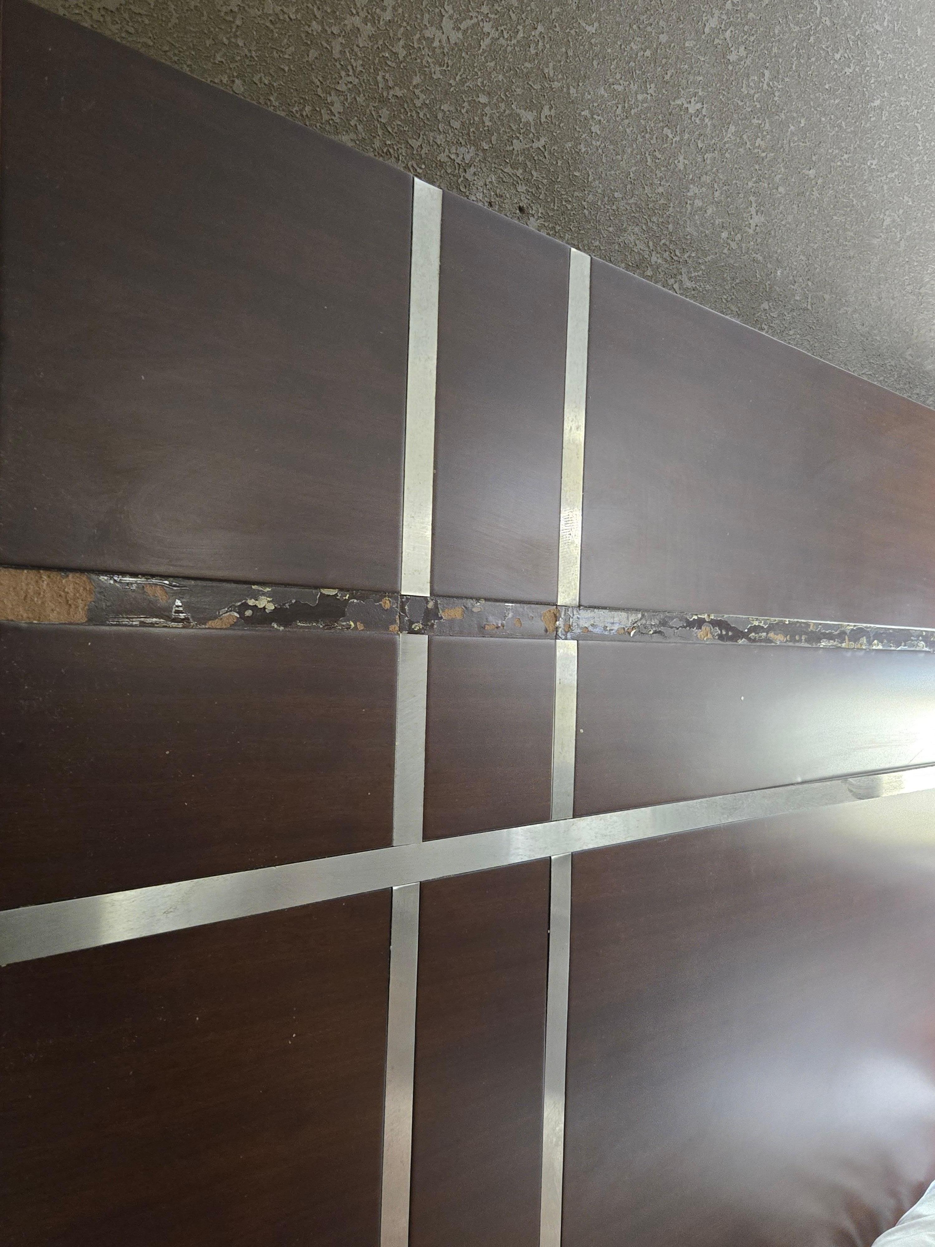 This was the headboard on the bed