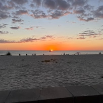 Sunset from patio