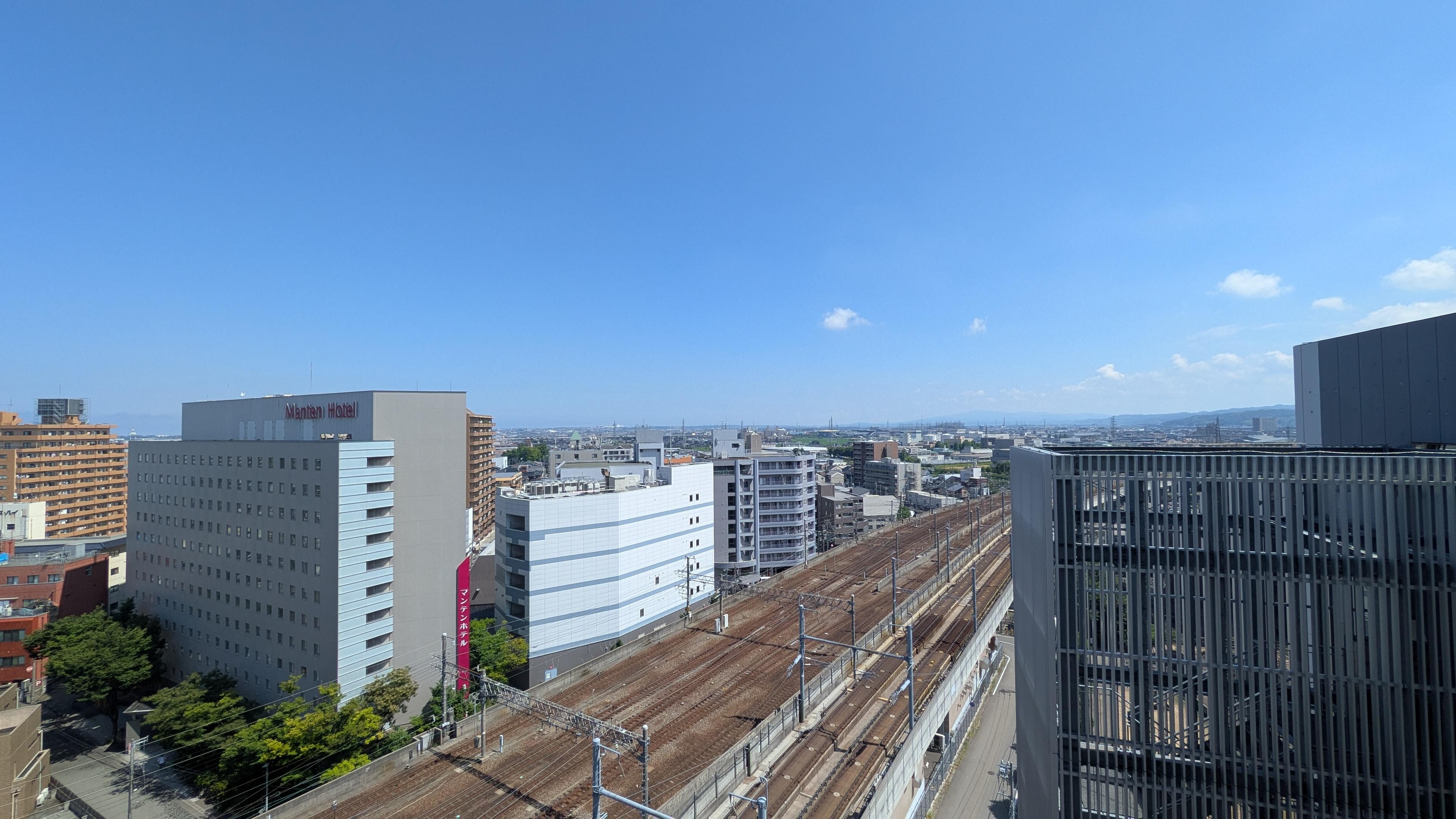 フロントロビーからの景色。