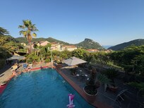 Late afternoon pool time.