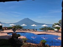 Hotel pool view